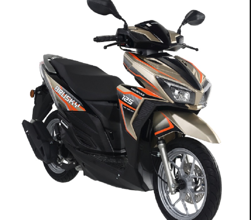 Kawasaki Modenas Brusky 125, Skutik Pertama yang Hadir di Indonesia